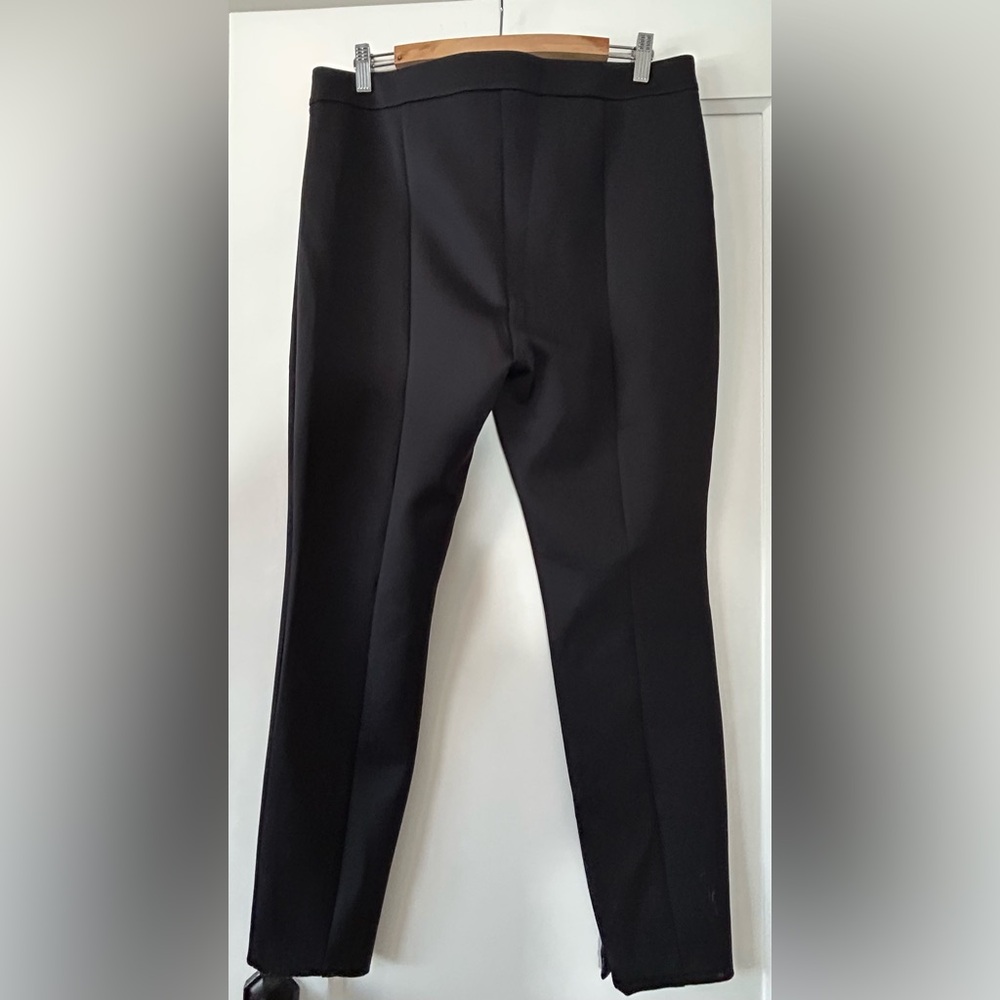 Theory High Waist Polish Scuba Ankle Pant Size 14 - Picture 2 of 7